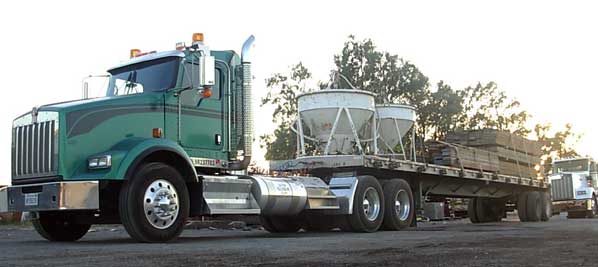 Flatbed truck from Dalton Trucking